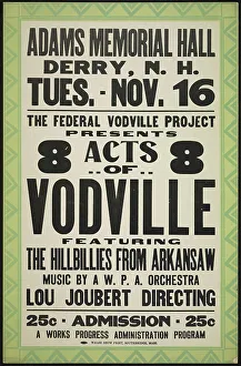 Vodville Show, Derry, NH, [193-]. Creator: Unknown