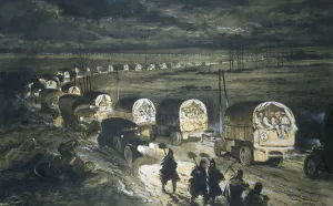 Voie Sacree (Sacred Way), Verdun, 1916