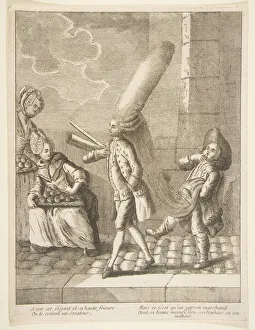 A voir det élégant et sa haute frisure, On le croiroit un Senateur A voir det élégant et sa haute frisure, On le croiroit un Senateur
