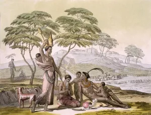 Female Nude Prints: Vol II South East Coast: Cafre nation, c1820-40. Creator: Sir John Barrow (1764-1848)