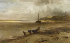 The Volga Near Yuryevets, 1870. Artist: Savrasov, Alexei Kondratyevich (1830-1897) The Volga Near Yuryevets, 1870. Artist: Savrasov, Alexei Kondratyevich (1830-1897)
