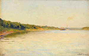 Isaak Ilyich 1860 1900 Gallery: The Volga River Bank, 1889. Artist: Levitan, Isaak Ilyich (1860-1900)