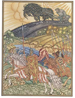Magic Prints: Volga Svyatoslavich and Mikula Selyaninovich