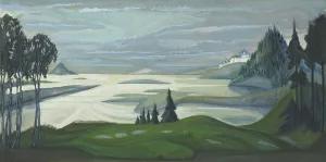 Stage Design Collection: The Volkhov River. Stage design for the opera Sadko by N. Rimsky-Korsakov, 1929-1930