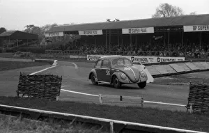 Volkswagen Beetle, R. Vaughan, Goodwood Members Meeting 1958. Creator: Unknown