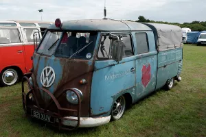 Camping Prints: Volkswagen camper van at V Dub Island event, Isle of Wight 2013