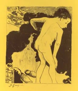 Zincograph Prints: Volpini Suite: Breton Bathers (Baigneuses Bretonnes), 1889. Creator: Paul Gauguin (French
