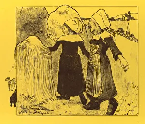 Volpini Suite: Joys of Brittany (Joies de Bretagne), 1889. Creator: Paul Gauguin (French