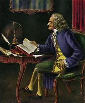 Voltaire 1694-1778. - Gemalde von Carmontel, 1934
