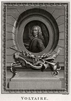 Voltaire, 1774. Artist: W Walker