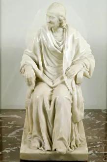 Neo Classical Prints: Voltaire, late 18th or early 19th century. Creator: Workshop of Jean-Antoine Houdon