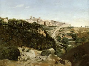 Pisa Prints: Volterra, Italy, 1834. Artist: Jean-Baptiste-Camille Corot