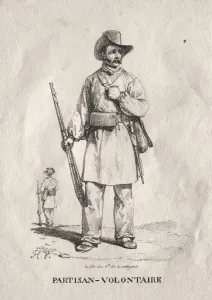 Horace Vernet French Prints: Voluntary Partisan, 1822. Creator: Horace Vernet (French, 1789-1863)