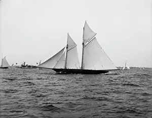 Regatta Prints: The Volunteer, Goelet Cup Race, August 7, 1891, 1891 Aug 7. Creator: Unknown