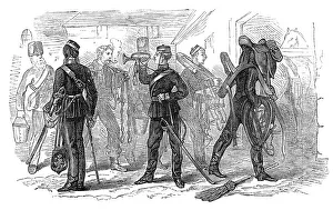 The Volunteer Review: boot and saddle, Saturday morning, 1871. Creator: Unknown
