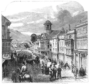 Voluntary Prints: The Volunteer Review: the High-Street of Guildford on Easter Sunday