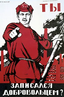 Enlistment Prints: Have You Volunteered?, 1929. Artist: Dmitriy Stakhievich Moor