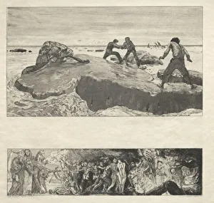 Late 19th Century Prints: Vom Tode I, (Opus II, 1889) No. 2. Creator: Max Klinger (German, 1857-1920)