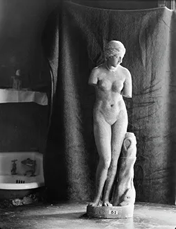 Armless Prints: Vomilas sculptures, 1932 June. Creator: Arnold Genthe