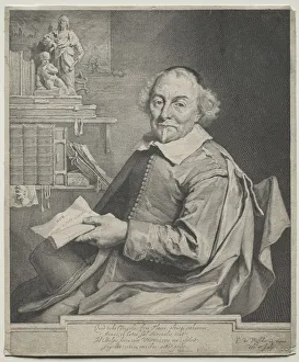 Cornelis De Visscher Gallery: Vondel, 1657. Creator: Cornelis de Visscher (Dutch, 1628 / 29-1658)