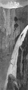 Waterfall Collection: The Voringfoss; Northern Wanderings, 1875. Creator: Frank Usher
