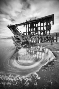 Shipwreck Collection: The Vortex of Peter Iredale. Creator: Joshua Johnston
