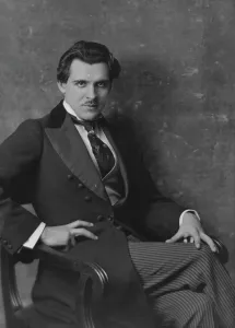Pinstripe Prints: Votichenko, Sacha, Mr. portrait photograph, 1916 May 3. Creator: Arnold Genthe