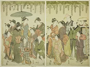 Toshinen Collection: Votive Offering, 1780s. Creator: Katsukawa Shuncho