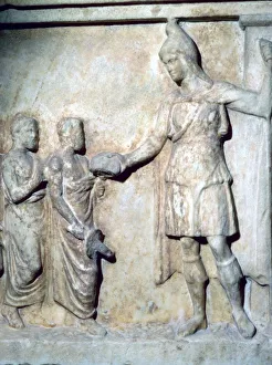 Votive Prints: Votive relief for the goddess Artemis, 4th century BC