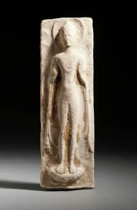 Votive Figure Prints: Votive Tablet with Buddha, 9th century. Creator: Unknown