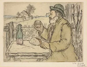 A Votre Sante, 1894. Creator: Jean-Francois Raffaelli (French, 1850-1924)
