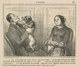 Licking Prints: Vous voila maintenant passe citoyen, 19th century. Creator: Honore Daumier