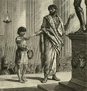 Carthaginian Collection: The Vow of Hannibal, 1890. Creator: Unknown