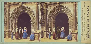 Stonework Prints: Voyage en Bretagne. Guimilleaux (Finistere) Portail de l'Eglise