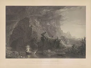 Cole T Prints: The Voyage of Life: Childhood, c. 1855. Creator: James Smillie