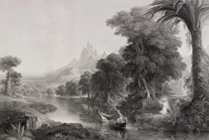 Life Prints: The Voyage of Life: Youth, 1853. Creator: James Smillie