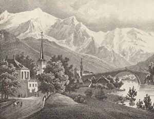 Alps Gallery: Voyages dans les Alpes. Partie pittoresque... 1834. Creator: Horace Benedict de Saussure