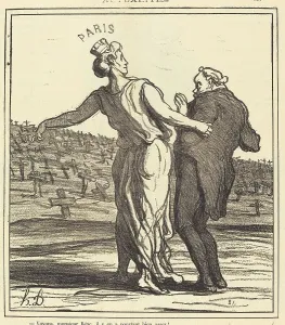 Newsprint Prints: Voyons, monsieur Réac... 1871. Creator: Honore Daumier