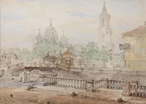 1861 Prints: The Voznesensky Bridge over the Catherine Canal, 1861