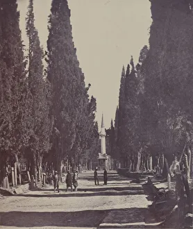 Scutari Istanbul Marmara Turkey Prints: Vue dans le Grand Cimetiere de Scutari (Scene in the Large Cemetery of Scutari)