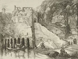 Campania Gallery: Vue des debris des bains de Neron from Differentes vues dessinéd après nature