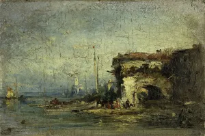 Ziem Felix Prints: Vue d'Italie : la vieille porte. Creator: Felix Francois Georges Philibert Ziem