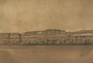 Maxime Du Gallery: Vue de Djebel-el-teir et du Convent de la Poulie, 1850. Creator: Maxime du Camp