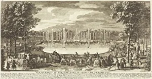 Jean Rigaud Prints: Vue du Bassin de Neptune dans le Jardin de Versailles. Creator: Jacques Rigaud