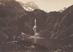 Pyrenees Gallery: Vue du lac d Oo ou Seculejo, Bagnere de Luchon, 1853. Creator: Joseph Vigier