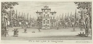 Silvestre Israel Prints: Vuë du Palais et Jardin du Cardinal Ludovise, 1640-1660. Creator: Israel Silvestre