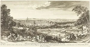 Jean Rigaud Prints: Vue du Paysage de la Maison Royalle de Saint Cir. Creator: Jacques Rigaud
