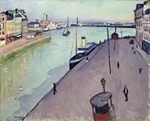 Zurich Gallery: Vue du port du Havre (Le quai de Notre-Dame)