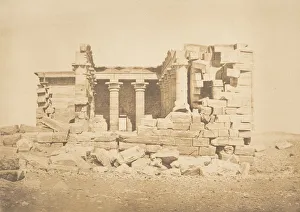 Vue du Temple de Maharakka (Hiera-Sycaminos), April 5, 1850. Creator: Maxime du Camp