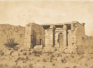 Aswan As Said Egypt Gallery: Vue du Temple de Tafah (Taphis), April 9, 1850. Creator: Maxime du Camp